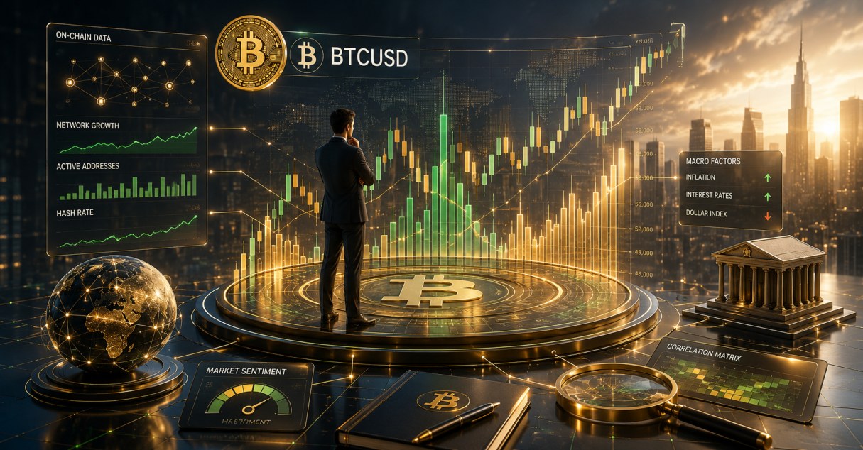 BTCUSD real chart analysis in forex market — FXTsignals trading research