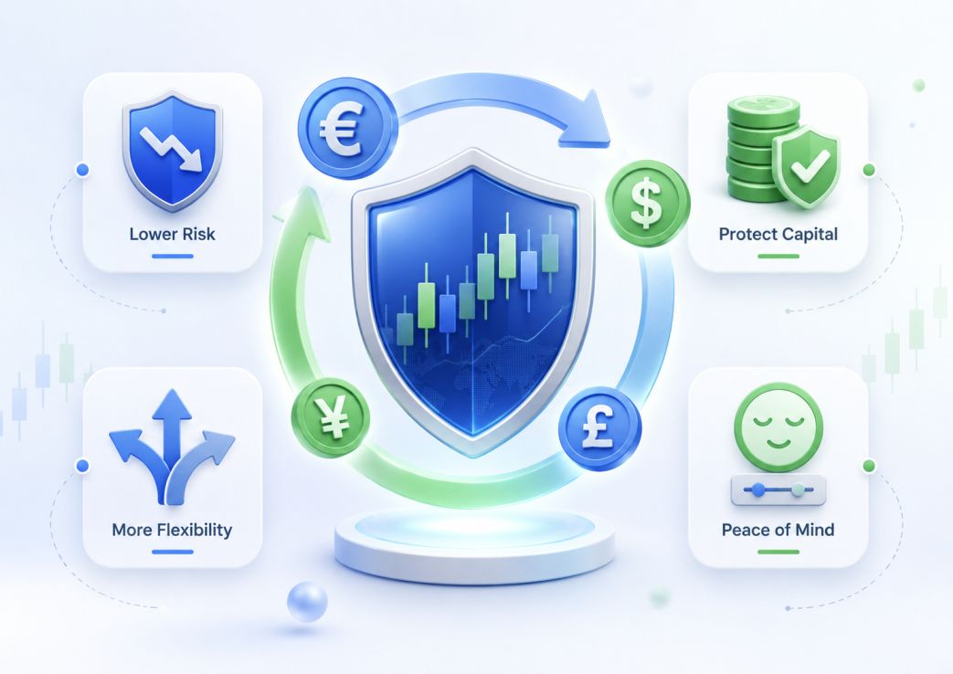 Benefits of hedging in forex trading — capital preservation, risk reduction, and peace of mind