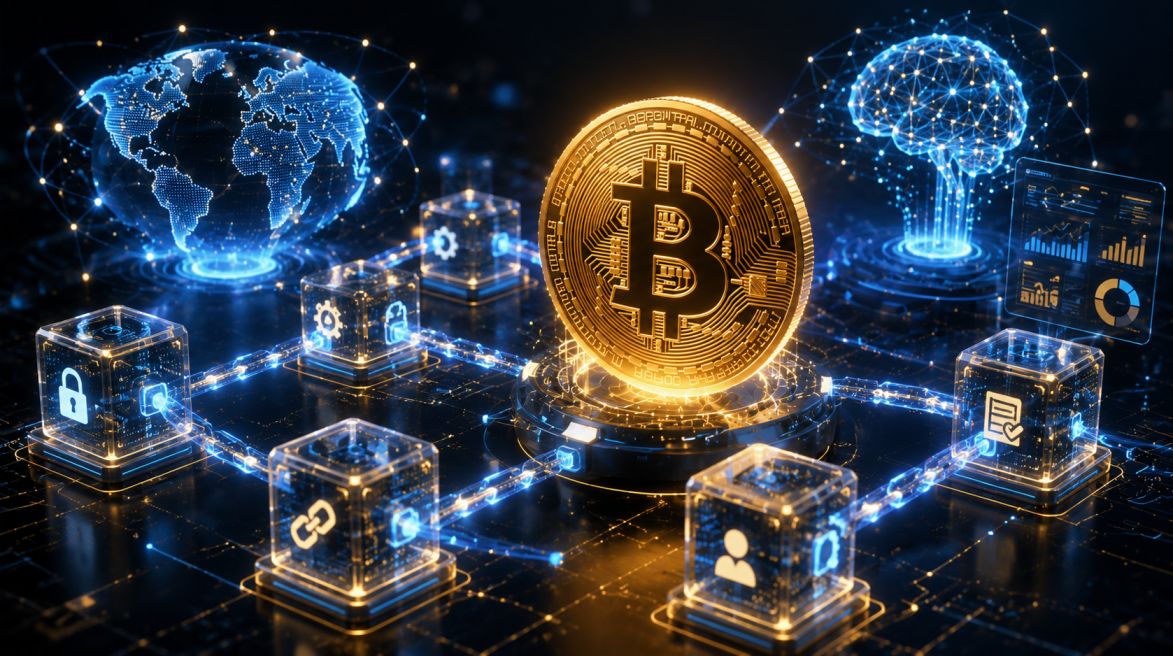 Bitcoin digital currency and blockchain technology — Satoshi Nakamoto 2008 whitepaper origin story