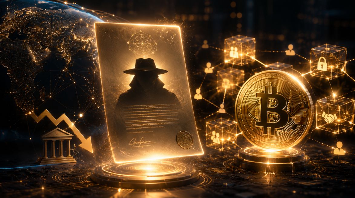 Bitcoin technology — peer-to-peer network nodes illustrating decentralized blockchain transaction flow