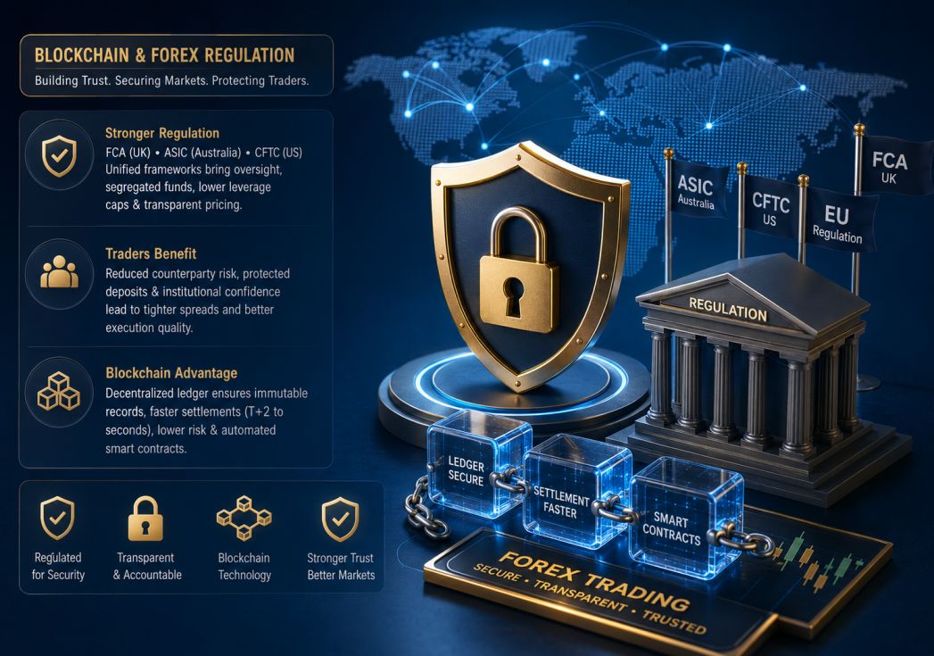 Blockchain and Forex Regulation — the future trading architecture of trust and transparency