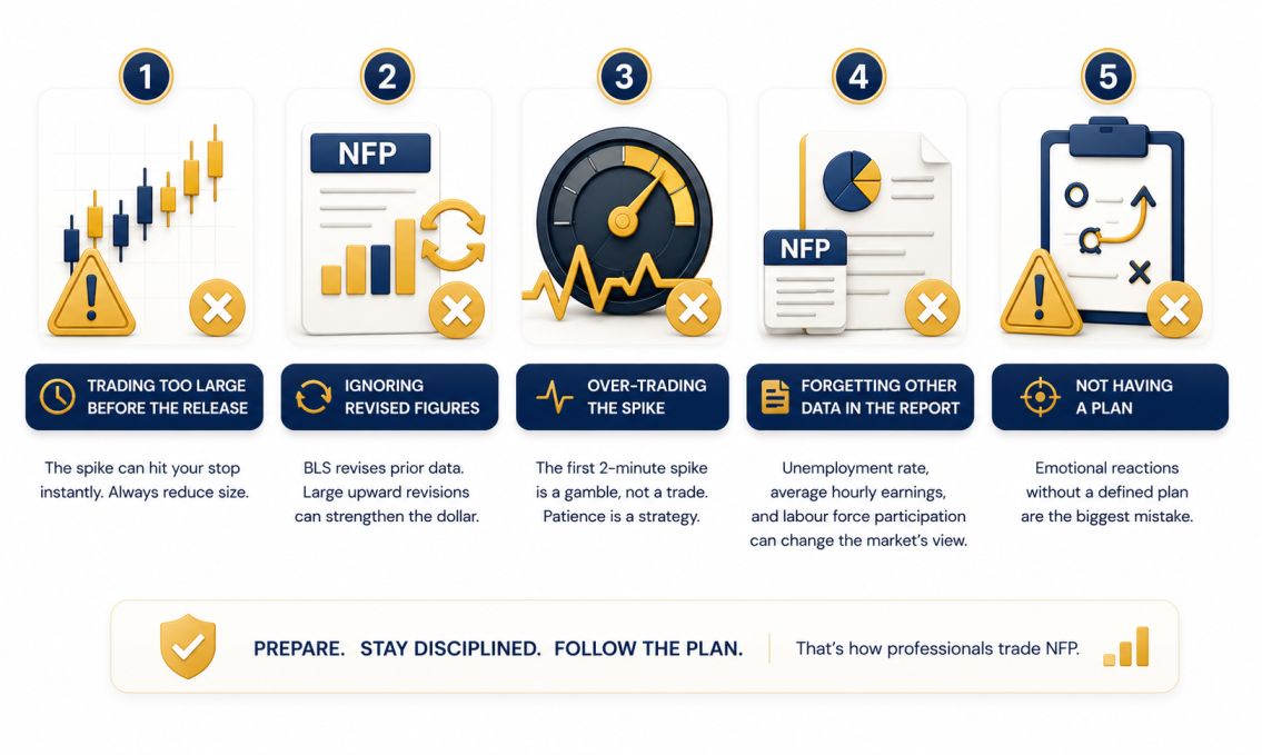 Common NFP Trading Mistakes to Avoid — Forex Risk Management