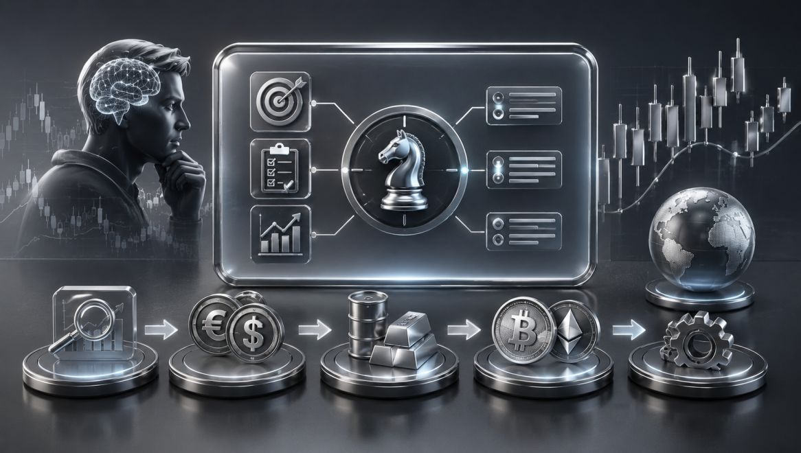 Trading strategy planning for a forex algorithm