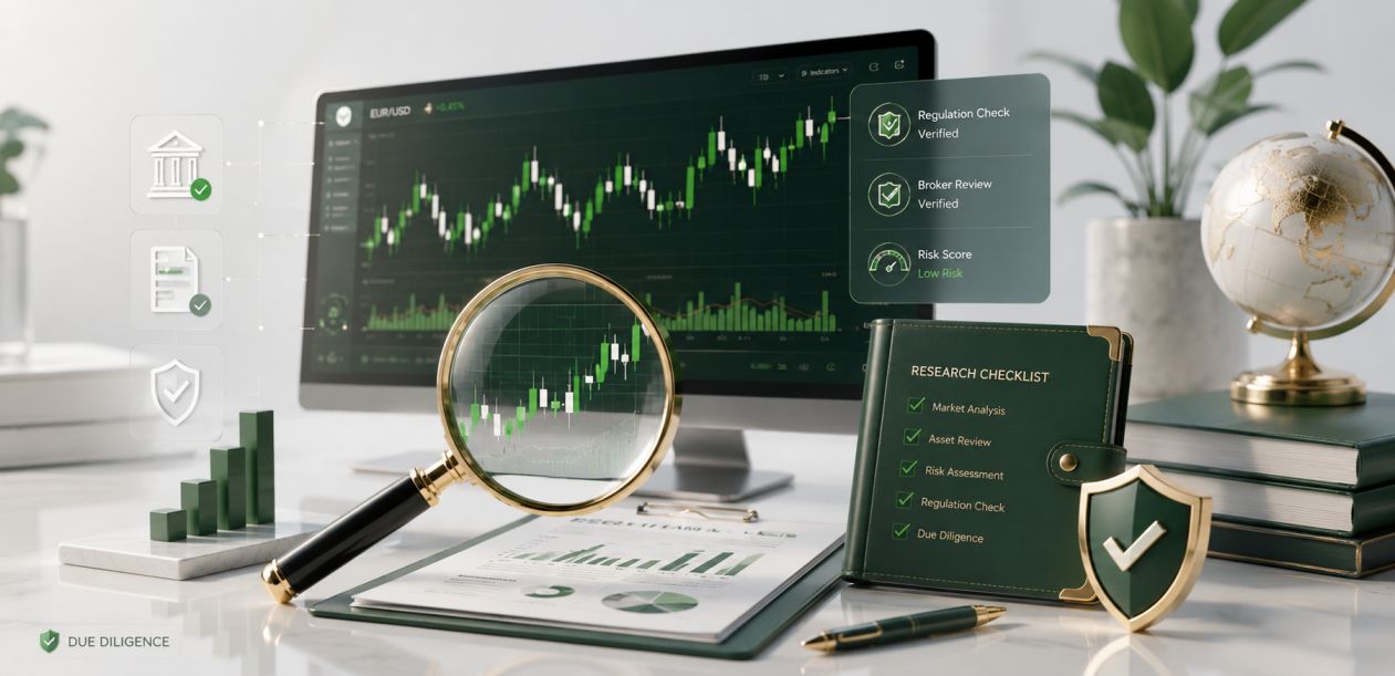 Due diligence and investment research — protecting your financial future in forex