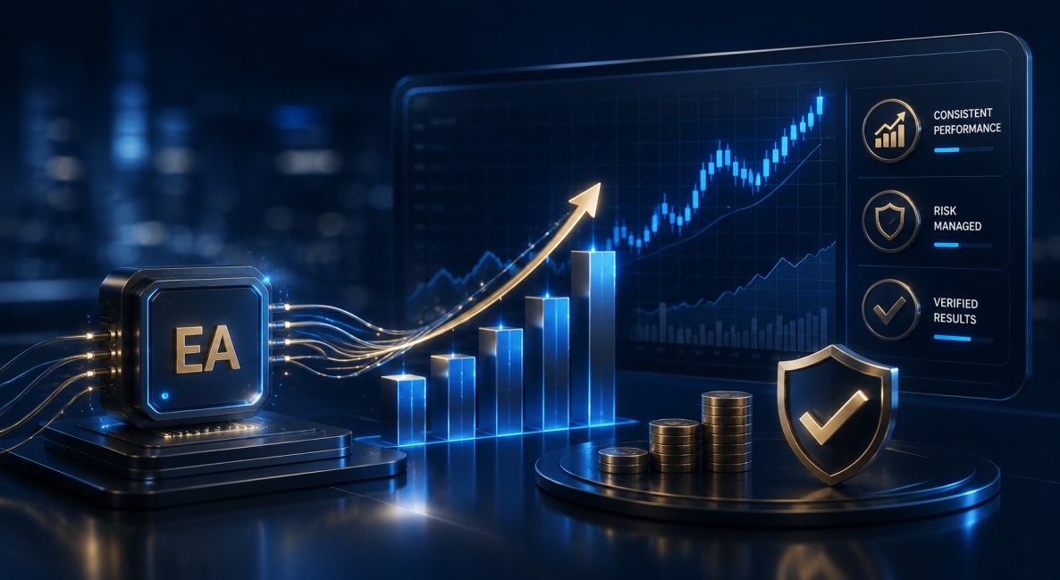 Expert Advisor EA performance copy trading results — verified monthly data from fxTsignals
