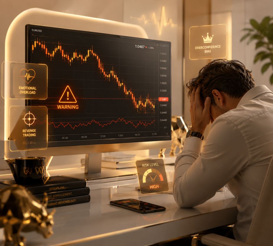 Emotional trading decisions in forex — fear, revenge trading and overconfidence