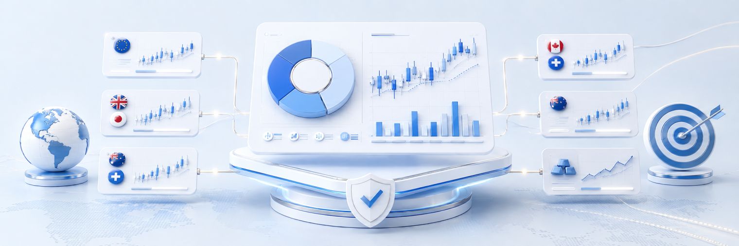 Forex portfolio diversification and trading goals — multi-currency allocation strategy overview