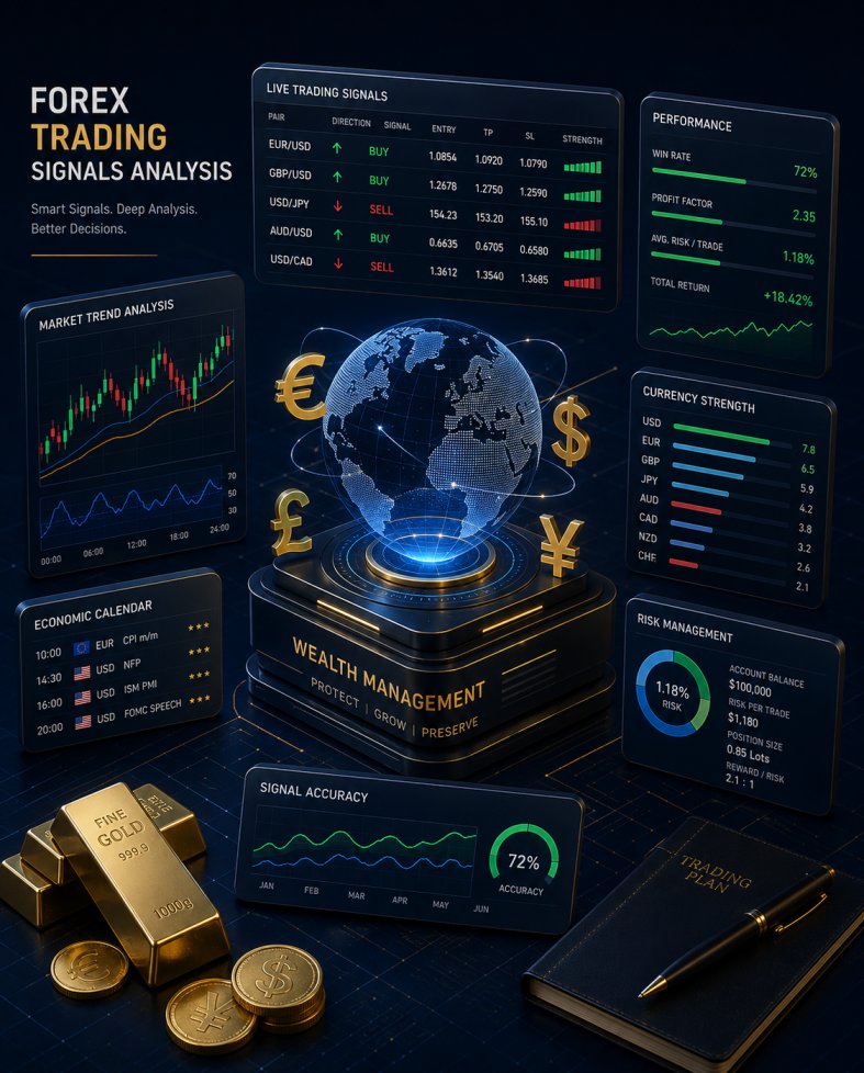 Forex trading signals — professional analysis charts