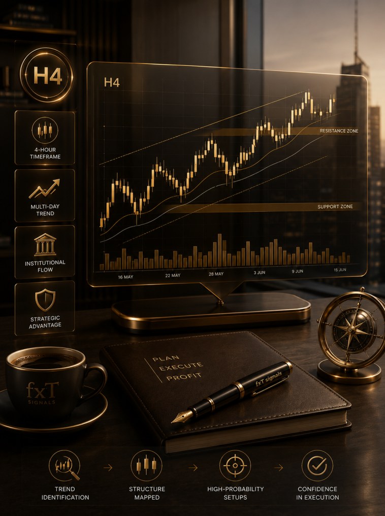 H4 four-hour swing trading forex chart