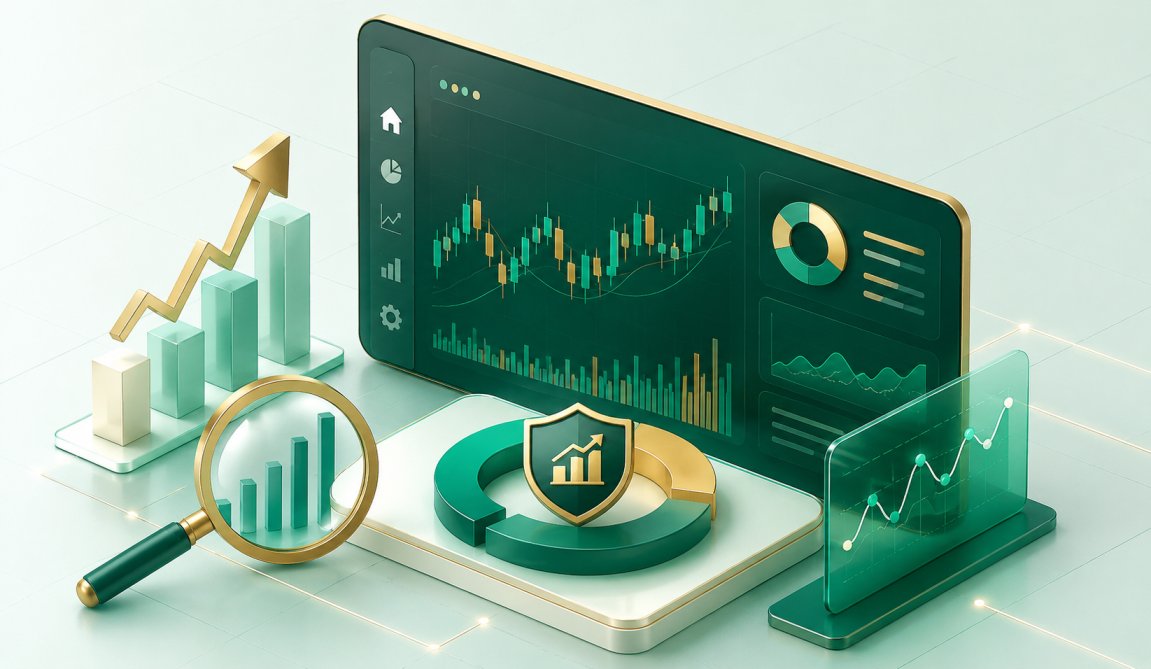 Advanced algorithmic trading and quantitative hedge fund analysis dashboard — institutional market intelligence