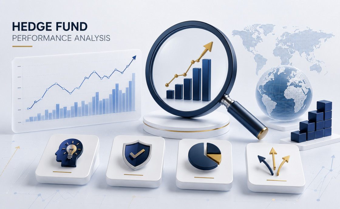 Hedge fund performance analysis — trading risk management dashboard with live portfolio metrics