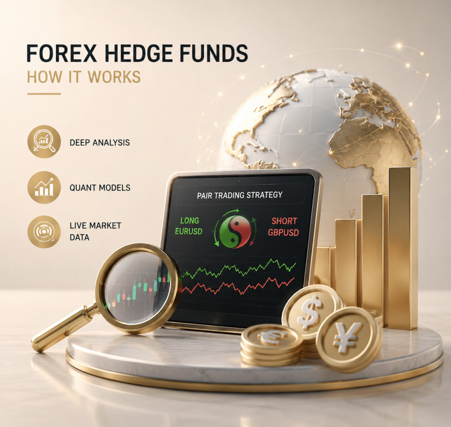 Forex pair trading strategy displayed on professional trading monitor