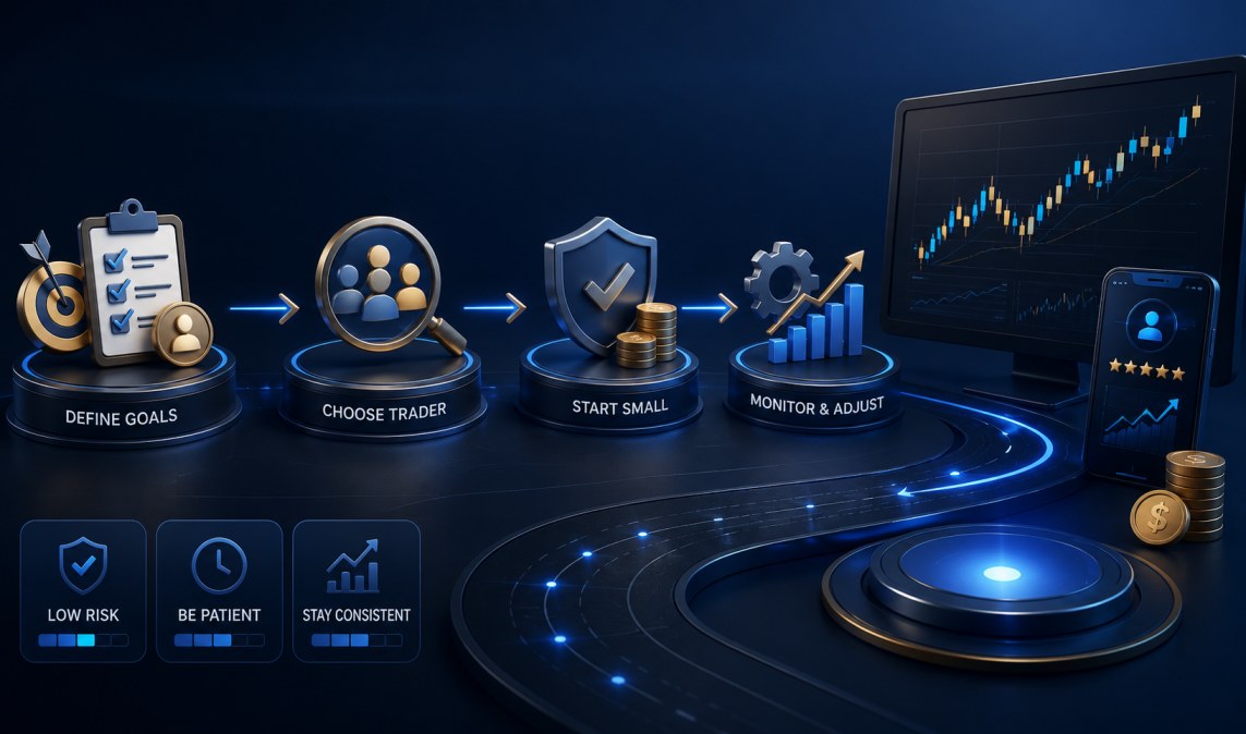 How to start copy trading as a beginner — step by step beginner guide for forex