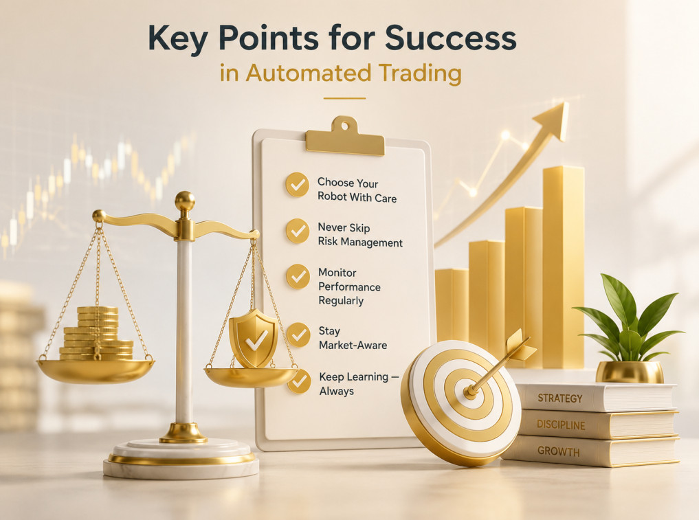 Risk management and key success factors for automated forex robot trading