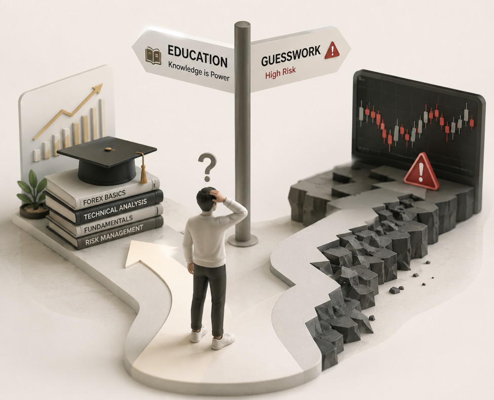 Forex education and building market knowledge — learning to trade