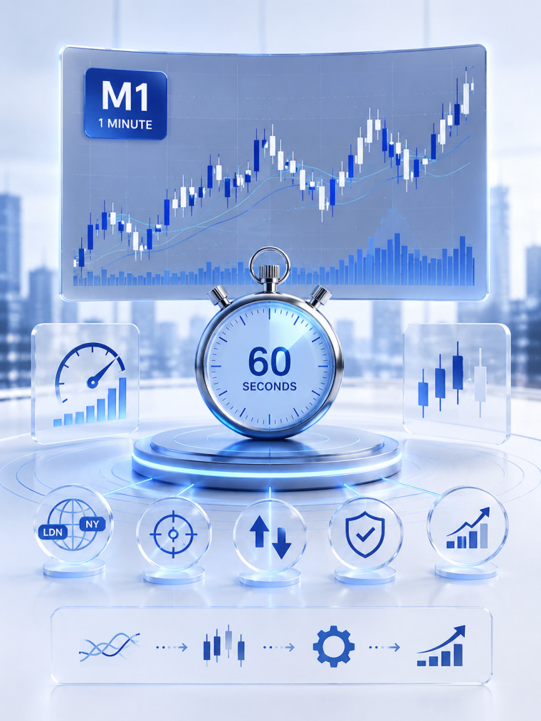 M1 one-minute scalping chart forex