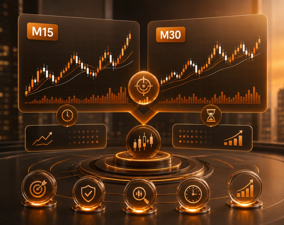M15 M30 intraday forex trading charts