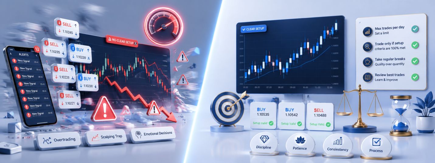 Overtrading and impatience in forex — why less trades often means more profit