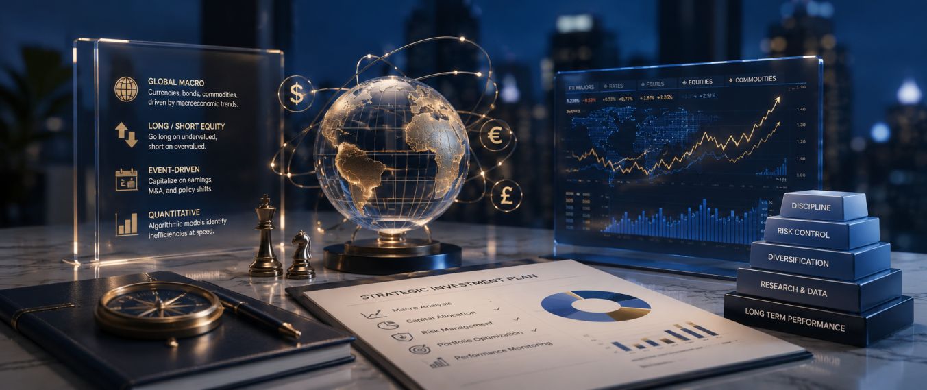 Strategic investment planning for forex and hedge fund portfolio management