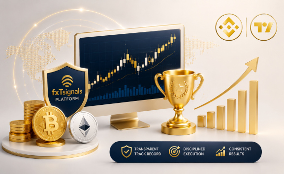 Successful crypto trader using fxTsignals platform for professional trading