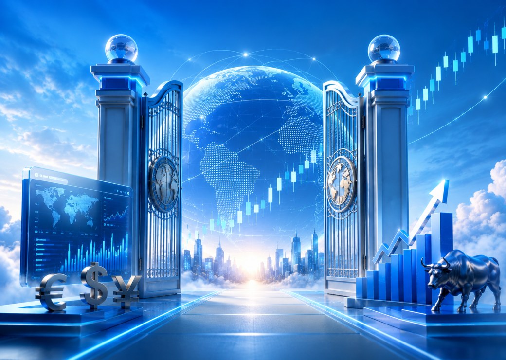 The gateway to the global forex market — trading on mobile device