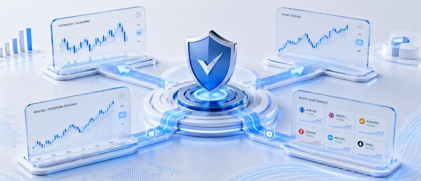 Unmatched versatility and adaptability of hedge trading strategies
