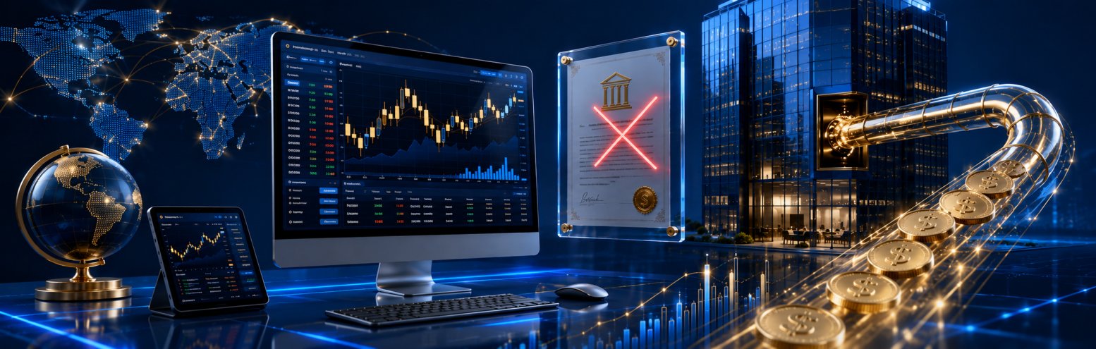 Unregulated forex broker warning signs illustrated