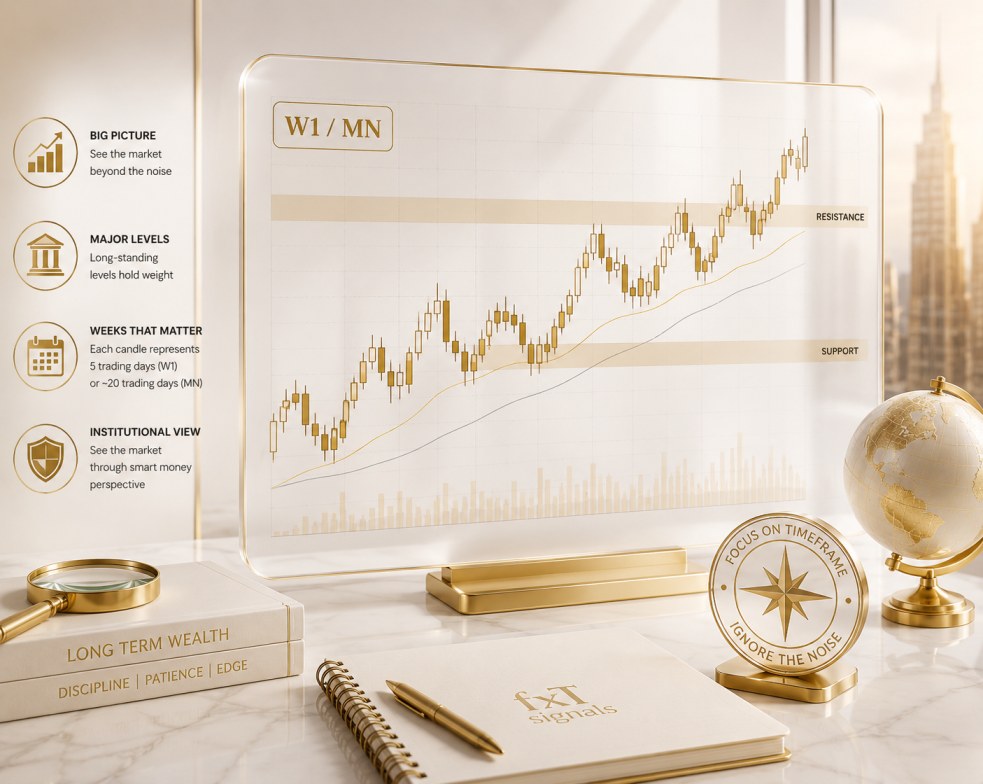 Weekly and monthly forex time frame long term analysis