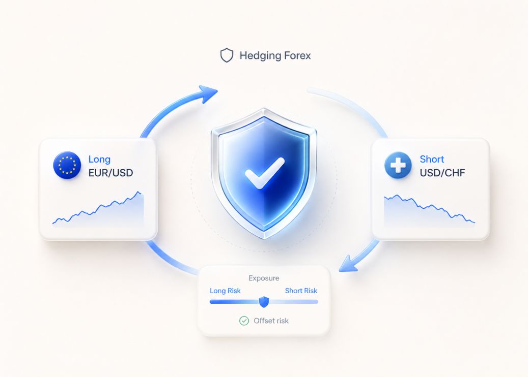 What is forex hedging and how does it work — illustrated explanation