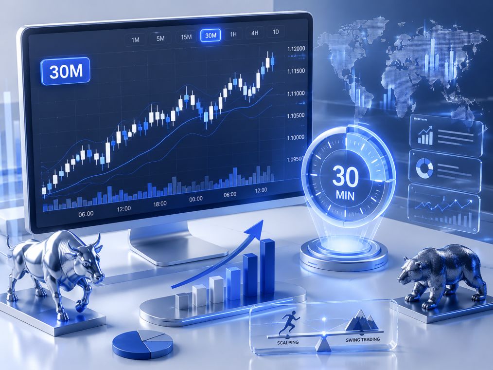 Why the 30-minute forex chart changes everything — showing structured market moves and clean price action patterns