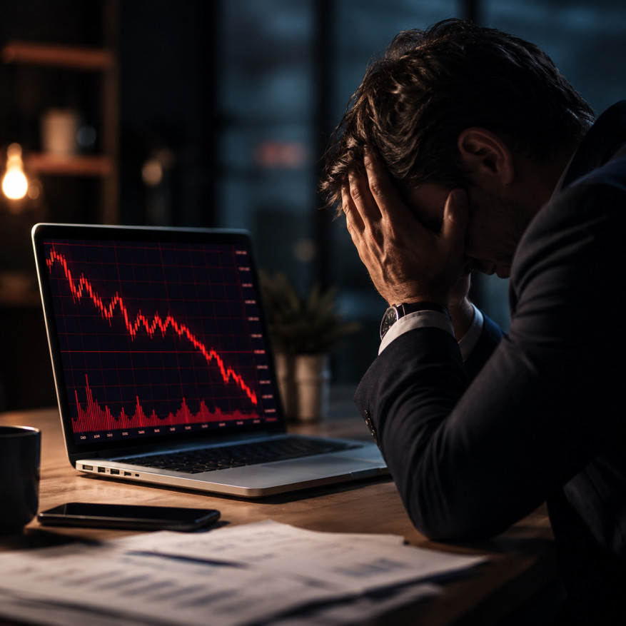 Trader analyzing the three types of drawdown in forex