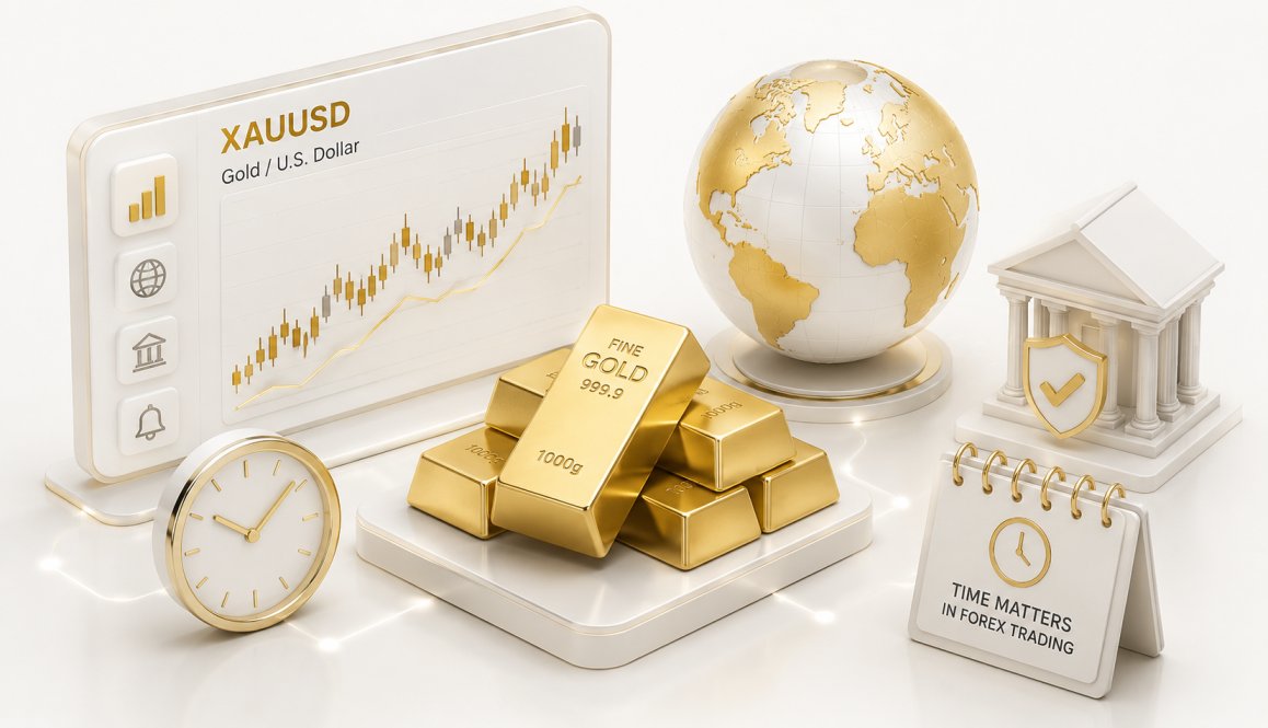 Gold bars representing the XAUUSD forex trading pair — XAU is gold, USD is US dollar